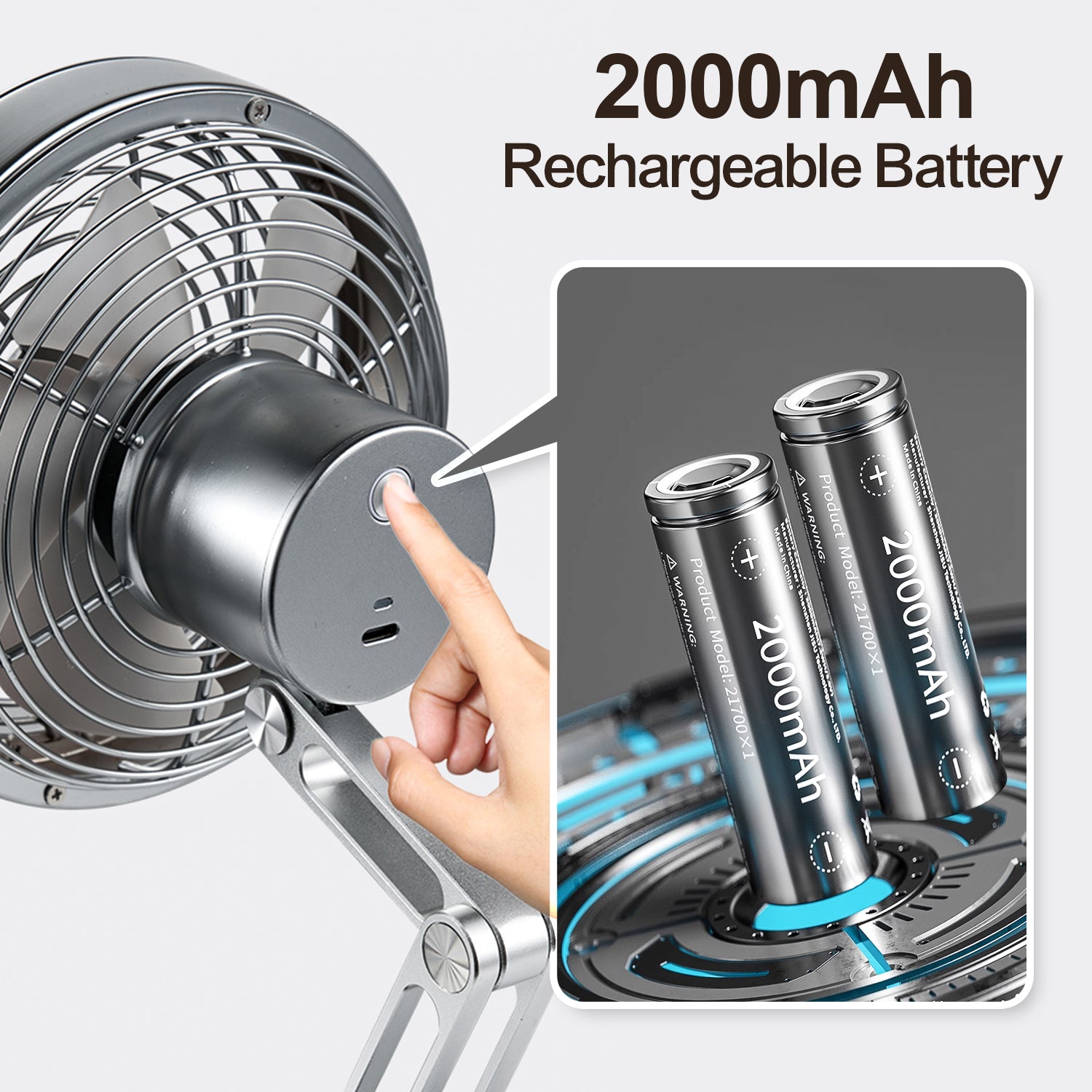 Stay Focused with Durable Metal Desk Fans | Smart Cooling for Work – Povud