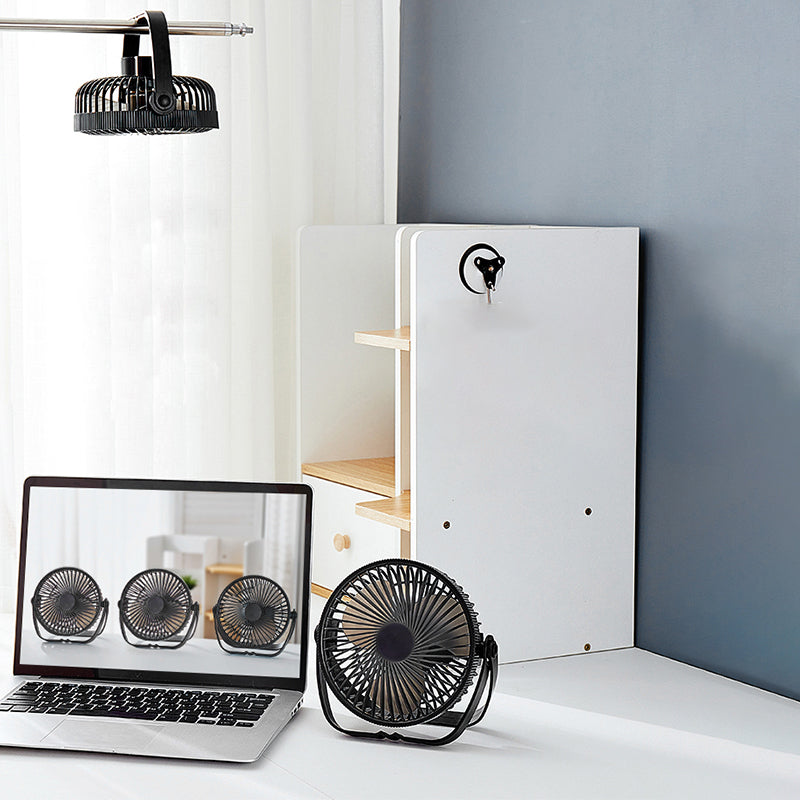 Black Table Wall-mountable Multifunctional 3 Speed Fan – Povud