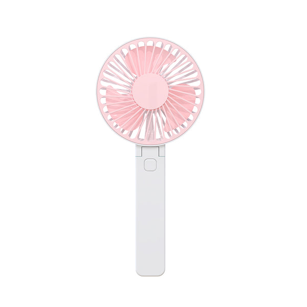 Povud Pink Handheld Foldable Personal Fan