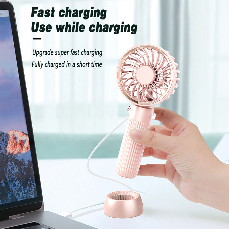 personal pink hand fan 6